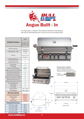 Angus Built in Unit w/lights NG