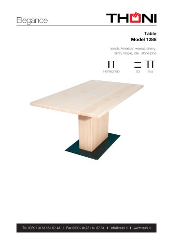 Table Model 1288