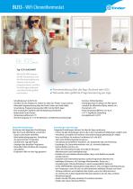 Thermostat und WiFi Chronothermostat BLISS -3