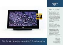 FOLD! 4K Roboterartig ausfahrbarer Touchmonitor - 1