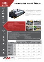 Kehrmaschine-Loffel CBS PROFI - 2