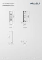 IP Video Türstation D1101KV Aufputz - 5