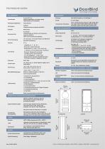 IP Video Türstation D1101V Aufputz - 4