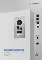 IP Video Türstation D1101V Unterputz