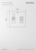 IP Video Türstation D2101KH - 5