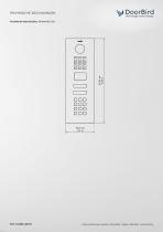 IP Video Türstation D2102KV - 5