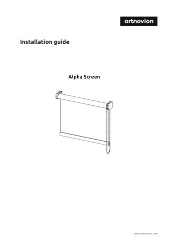 Installation guide Alpha Screen