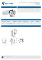 10mm Coin Operated Camlock D135 Product Description