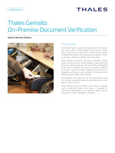 Document Verification In Branch