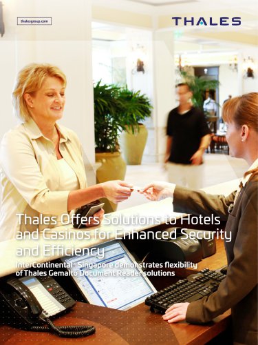 Thales Offers Solutions to Hotels and Casinos for Enhanced Security and Efficiency