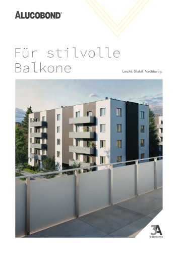 ALUCOBOND&reg; Balkon