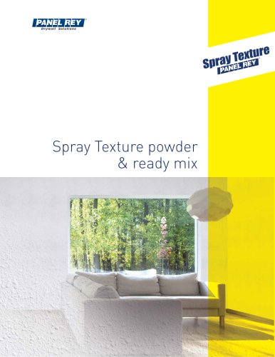 Spray Texture powder & ready mix