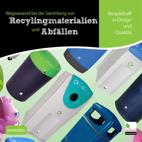 Recyclingbehälter für den Innenbereich