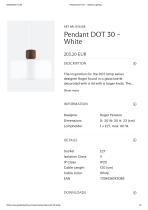 Pendant DOT 30 – White