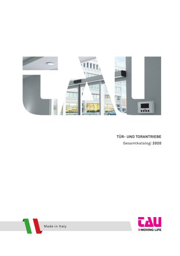 TÜR- UND TORANTRIEBE Gesamtkatalog| 2020