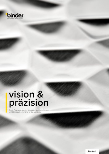 vision & präzision