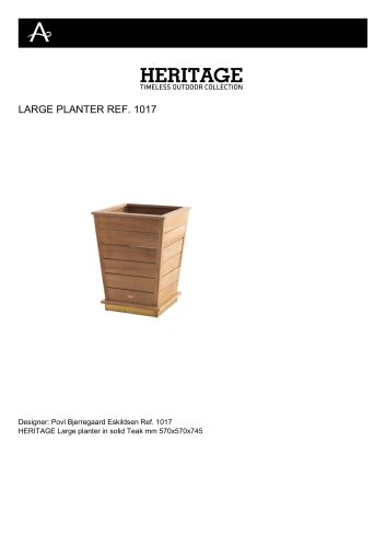 LARGE PLANTER REF. 1017