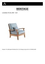 LOUNGE STUHL REF. 1001 - 1