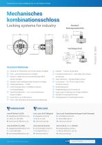 MECHANISCHES KOMBINATIONSSCHLOSS (2800 & 2810) - 2