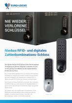 Nimbus RFID (3963 & 3964) digitales Kombinationsschloss - 1