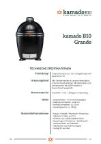 Tecnische Spezifikationen kamado B10 Grande - 1