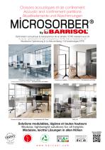 Akustikelemente und Abschirmungen MICROSORBER® by BARRISOL® - 1