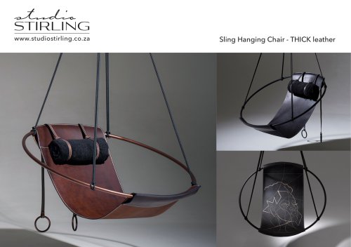 Sling Hanging Chair - THICK leather