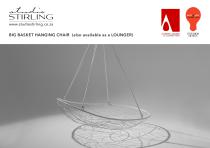 Studio Stirling BIG BASKET hanging chair/lounger