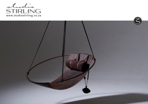 Studio Stirling SLING OIL TANNED hanging chair