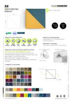 DUO Acoustic Fabric Panel / Product Data Sheet