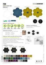 FIORI Acoustic Fabric Panel / Product Data Sheet