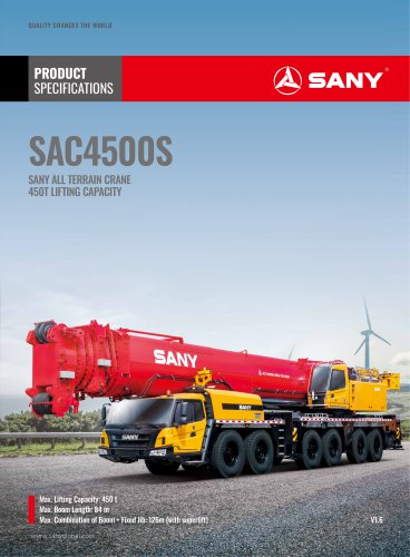 All-terrain Crane-SAC4500S