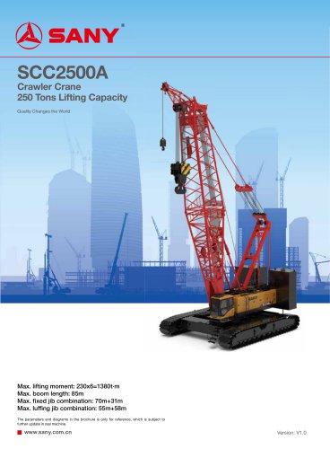 Crawler crane-SCC2500A