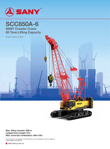 Crawler crane-SCC850A-6