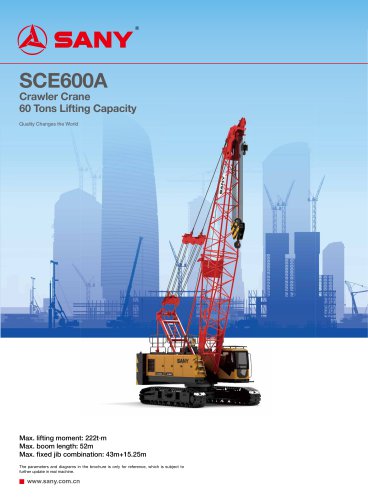 Crawler crane-SCE600A