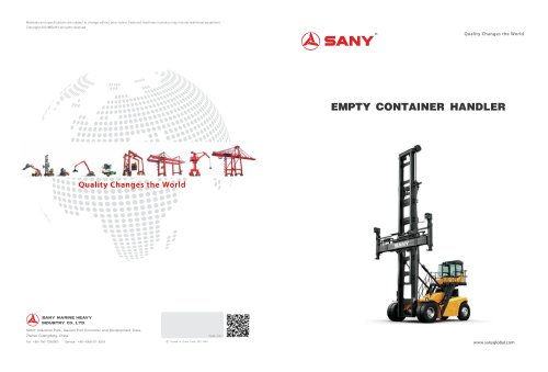 Empty Container Handler-SDCY100K8H1-T