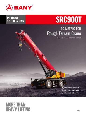 Rough-terrain Crane-SRC900T