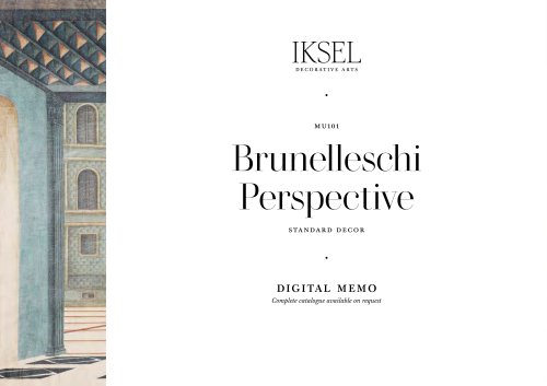MU101 Brunelleschi Perspective