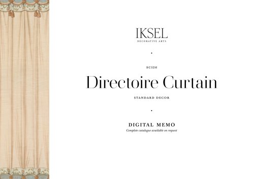 SC126 Directoire Curtain