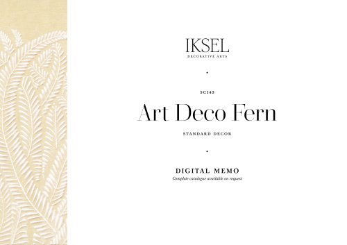 SC143 Art Deco Fern