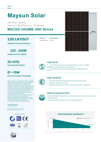 MS(325-345)MB- 60H Series