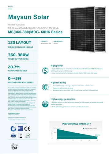 MS(360-380)MDG-60H6 Series