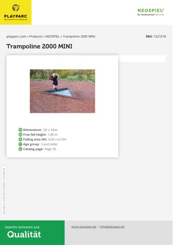 Trampoline 2000 MINI