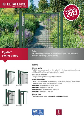 Egidia® swing gates