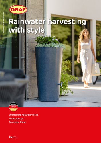 Cataloge Rainwater harvesting- Stylish tanks