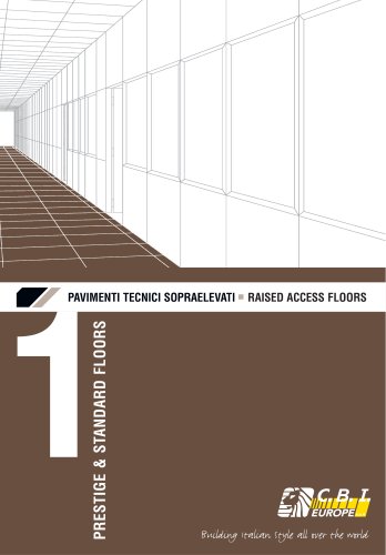 RAISED ACCESS FLOORS : PRESTIGE & ACCESS FLOORS