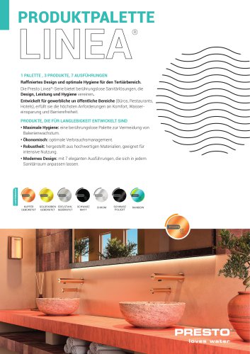 Produktpalette LINEA®