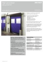 Albany HS9010P high speed door