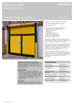 Albany HS9010PEM high speed emergency exit door