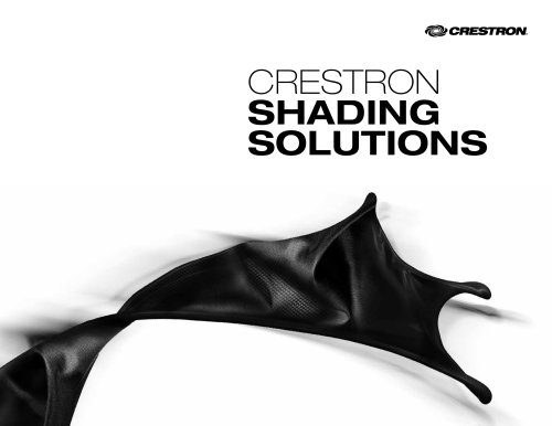 Crestron Shading Solutions